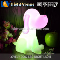 Dog shaped Animal night light for kids table night lamp Color Changing decoration bedroom